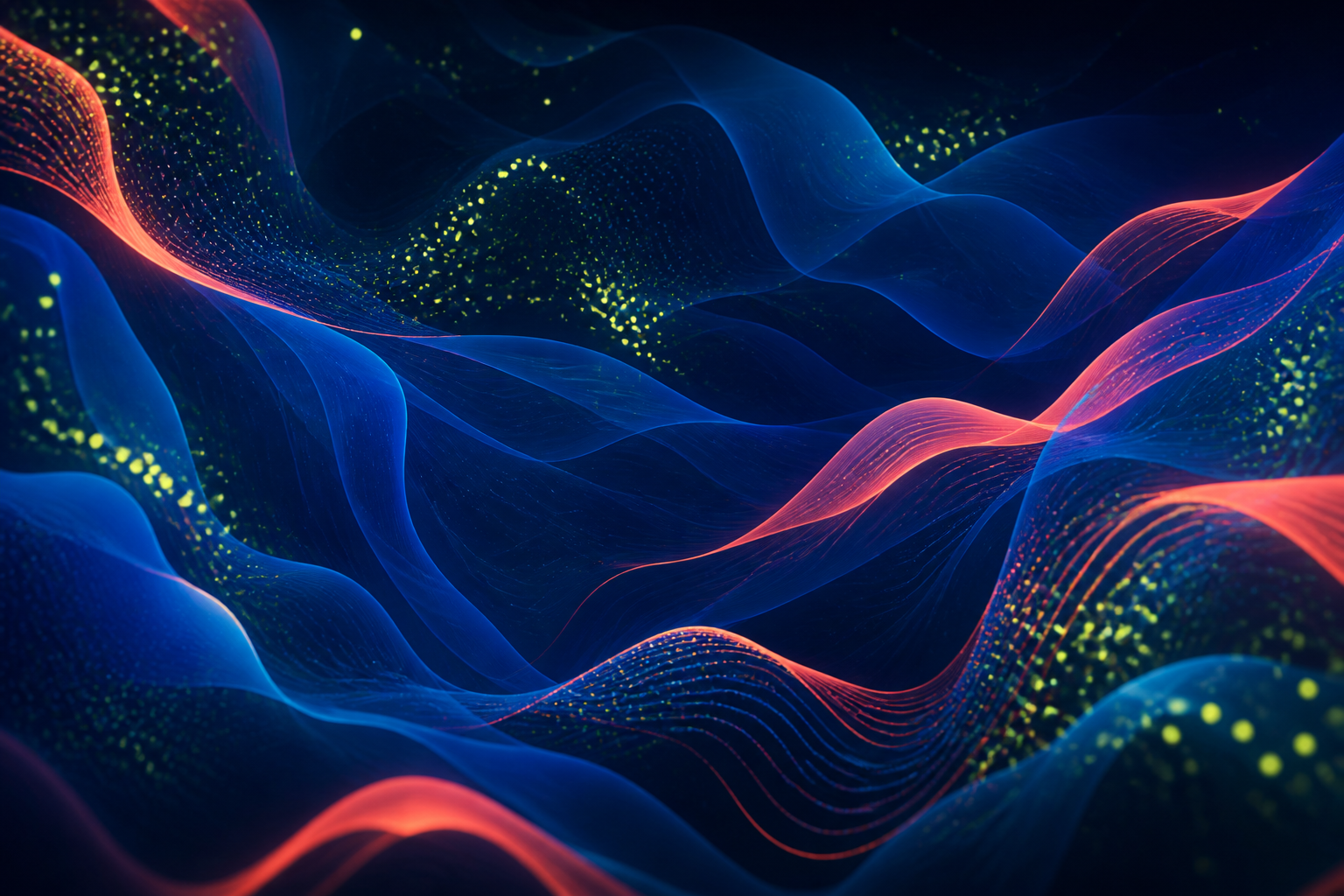 Abstract kinetic colour forms